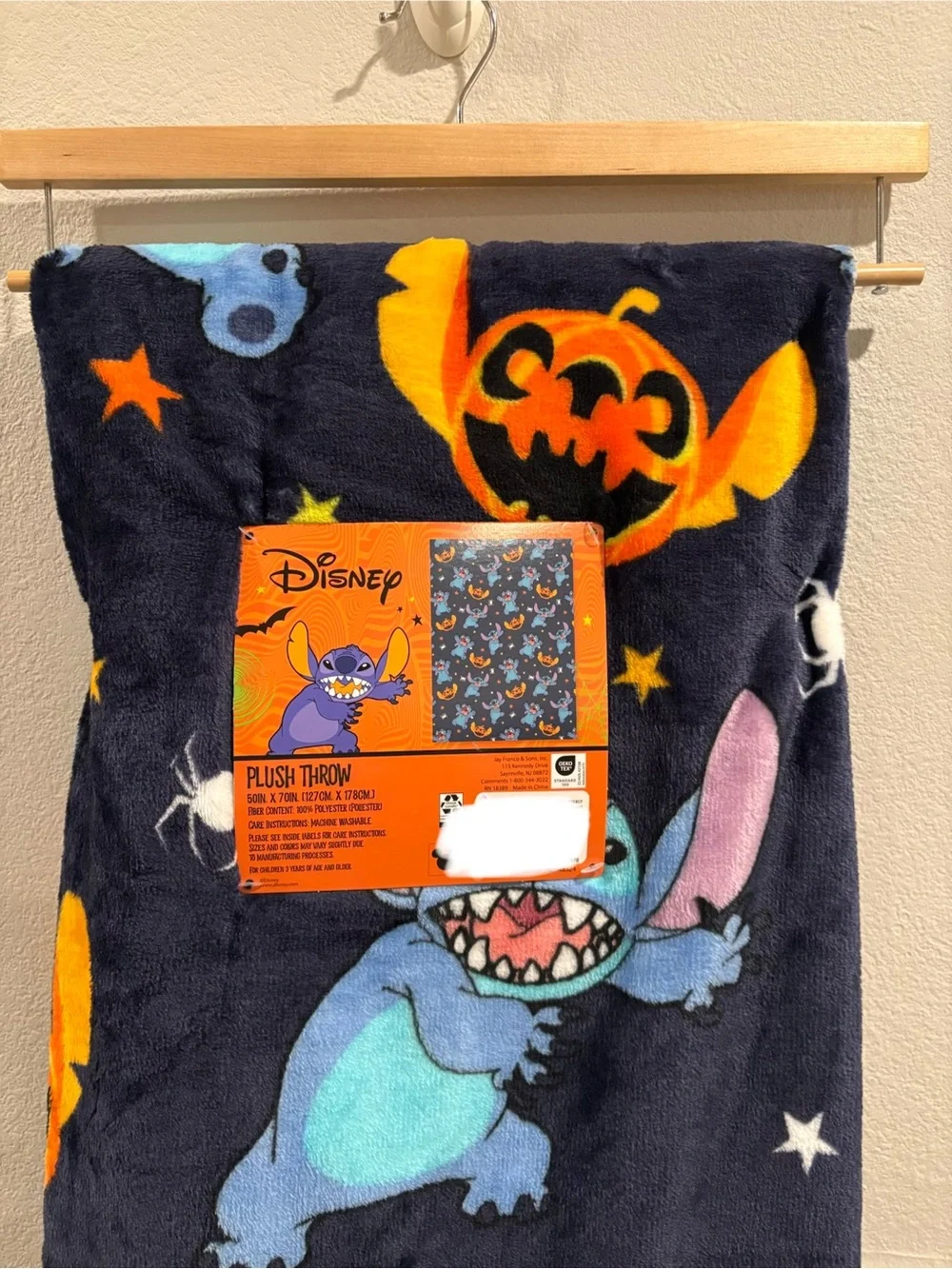 Lilo and Stitch Halloween Blanket 50 x 70 New for 2026